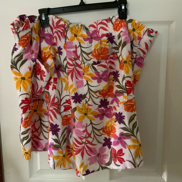 Floral Drawstring Print Shorts by Saint John’s Bay NWT - Picture 1 of 4